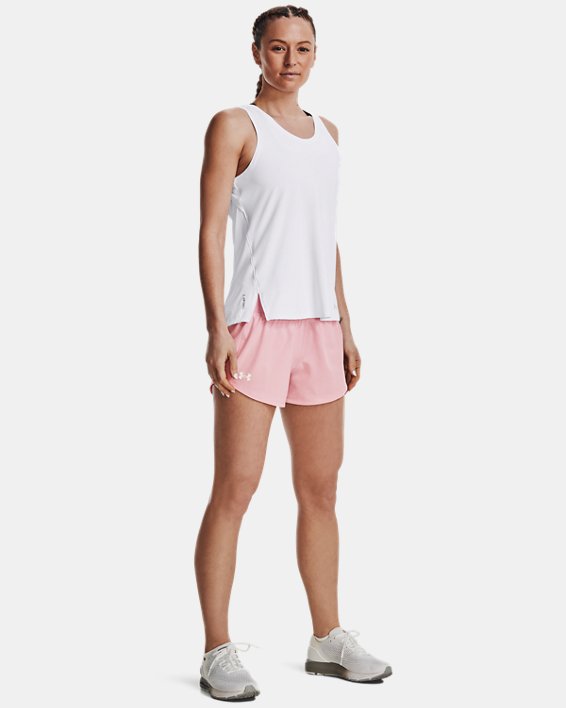 Women's UA Speedpocket Shorts, Pink, pdpMainDesktop image number 2